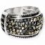 Picture of Brighton Crystal Rocks Wide Band Ring