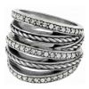 Picture of Brighton Neptune's Rings Wide Statement Ring - Silver