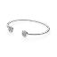 Picture of Pandora Signature Open Flex Bangle